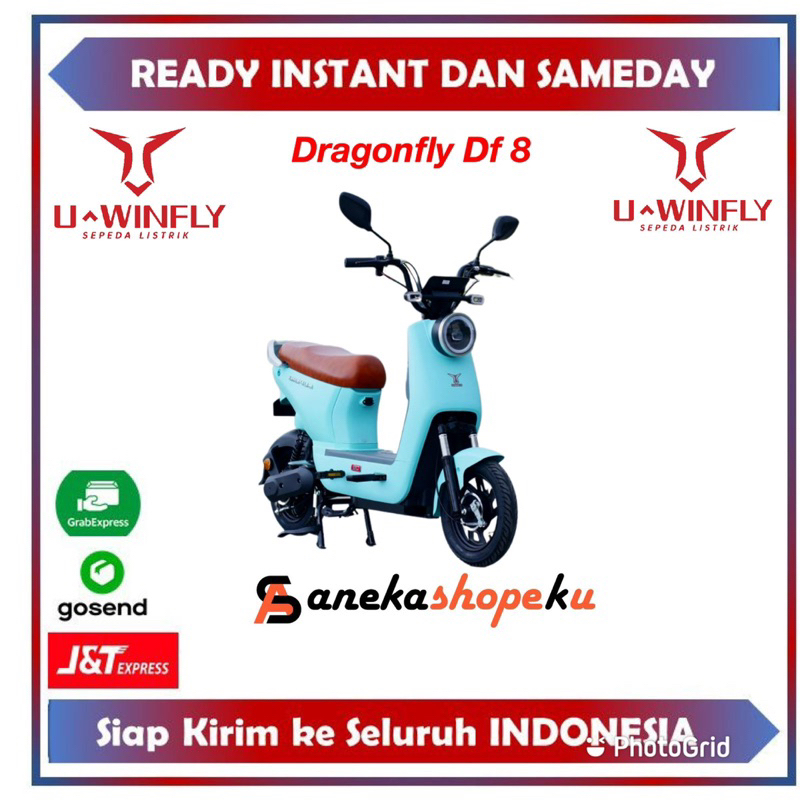 Sepeda listrik Uwinfly DF 8 Garansi resmi 20Ah