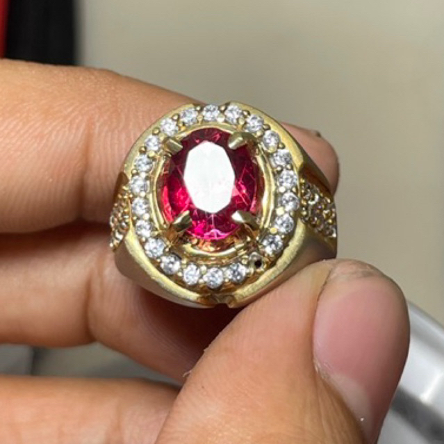 NATURAL PERMATA RED TOPAZ PLUS MEMO