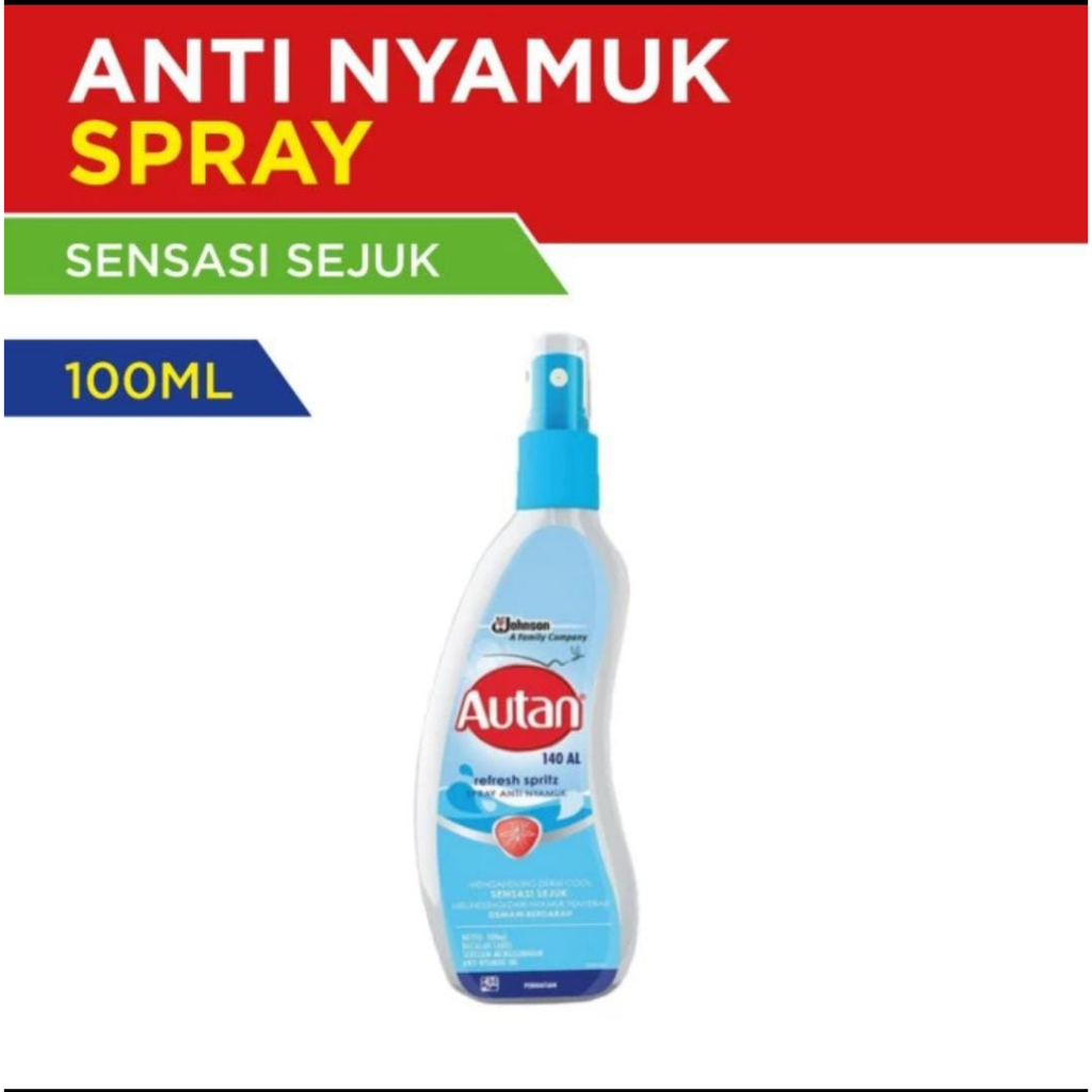 SALE  Autan Refresh Spritz Liquid Anti Nyamuk Spray 100 ML