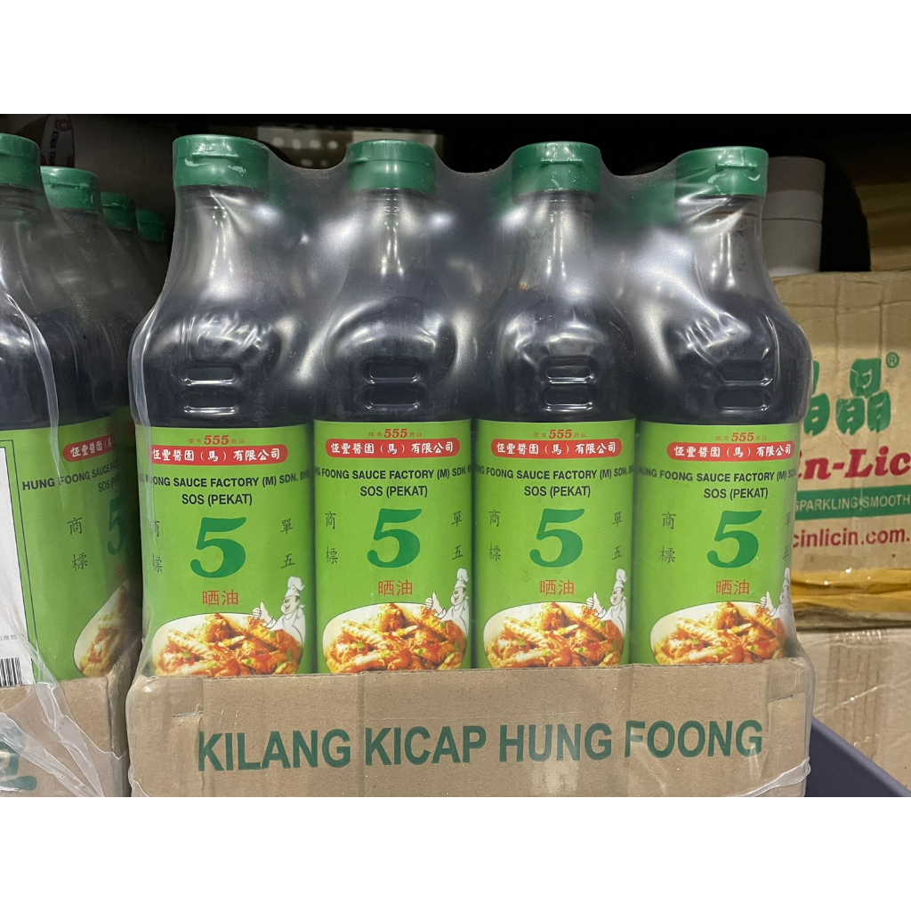 

sos pekat "HUNG FOONG 5" 12X750ML KECAP PEKAT