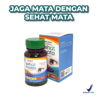 Obat Sehat Mata Bio Gold Kesehatan Mata Suplemen Original