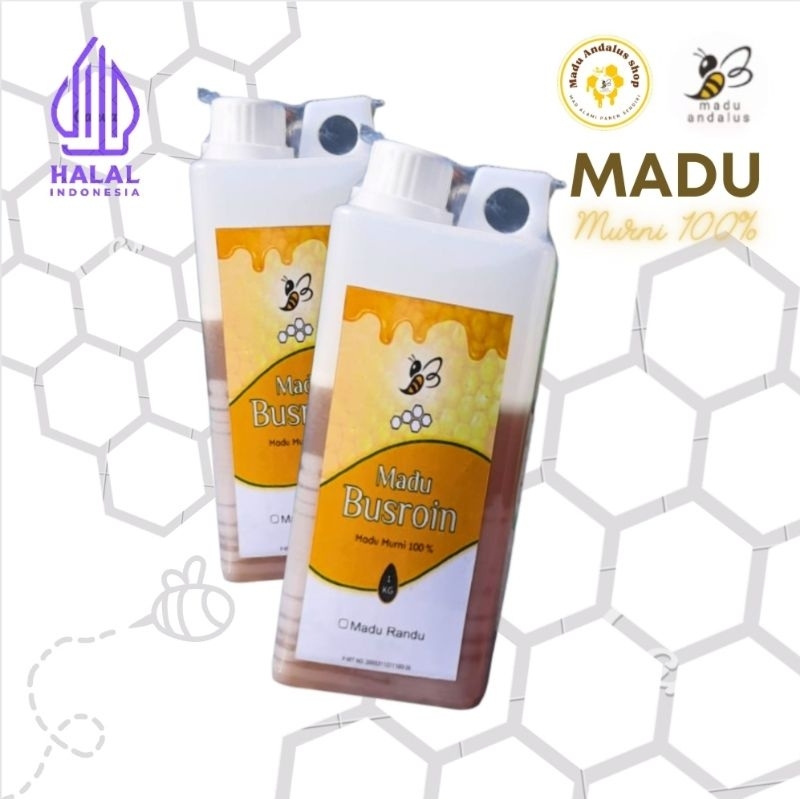 

Madu Andalus - Madu Busyroin - madu murni pure 100% randu multiflora honey