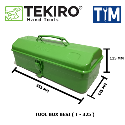 TEKIRO Tool Box Besi Tipe T-325 ( 355 x 145 x 115 MM )