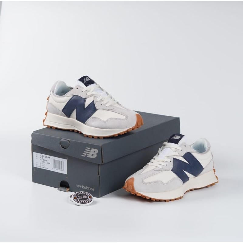 Sepatu New Balance 327 White Navy