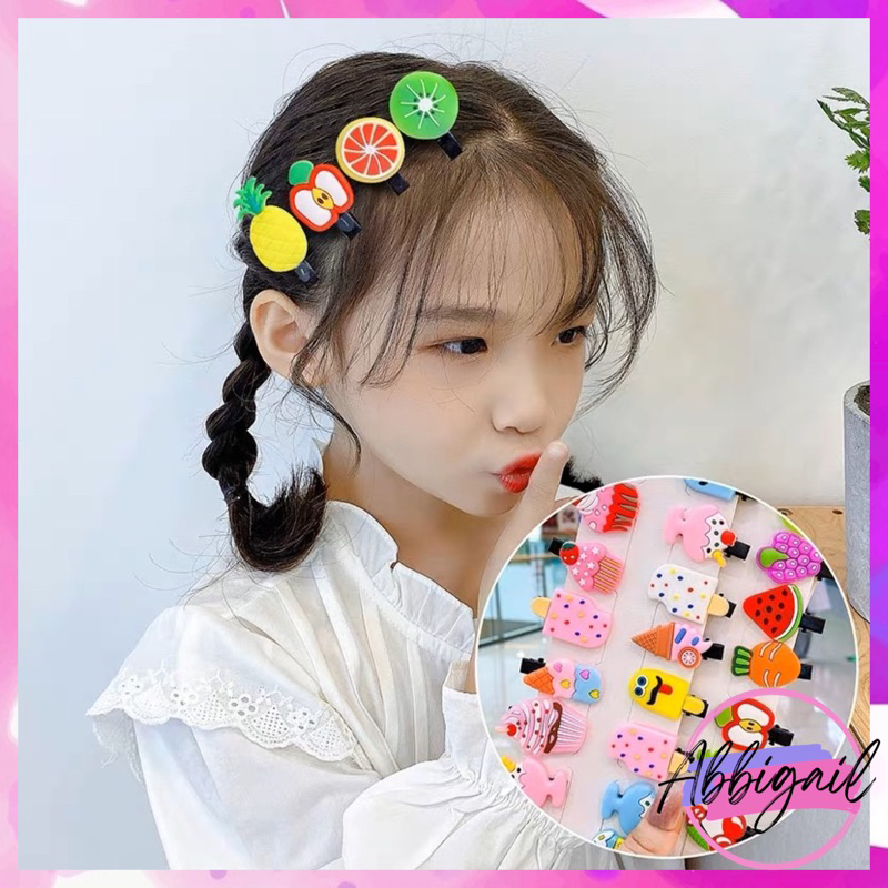 𝘈𝘉𝘎✰ Set Jepit Rambut Anak 10 in 1 / Jepit Rambut Korea / Hair Pin Rambut / Hair Clips 1106