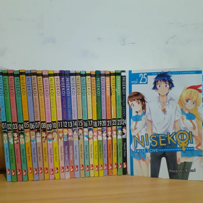 Komik set Nisekoi 1-25 kolpri / preloved original