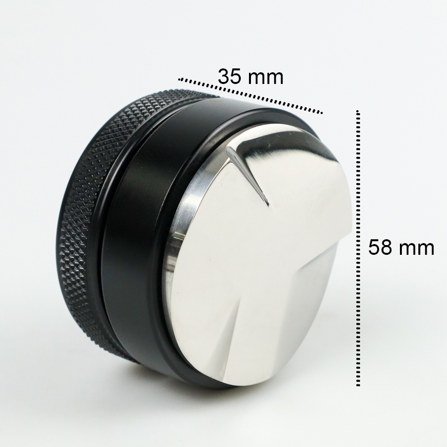 DISTRIBUTION TOOL / DISTRIBUTION TAMPER 58 MM TRIANGLE ONE TWO CUPS