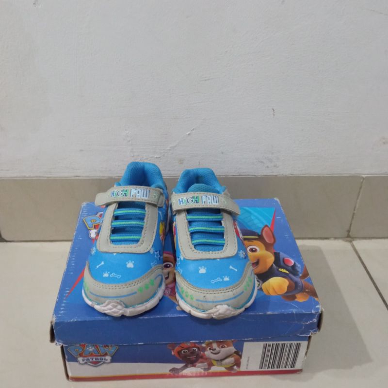 sepatu anak paw patrol preloved nickelodeon size 8