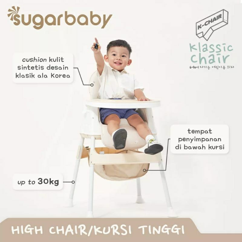 Sugarbaby K Chair 6in1 Multifunction High Chair/booster seat/kursi anak/ Kursi