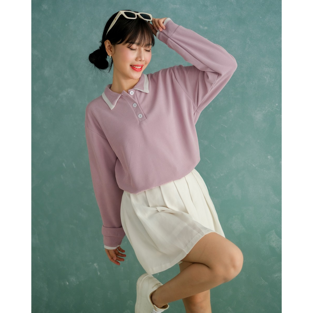 Myrubylicious MESYA LONGSLEEVE KODE V2560  BAJU WANITA | LONGSLEEVE LENGAN PANJANG | LONGSLEEVE POLOS