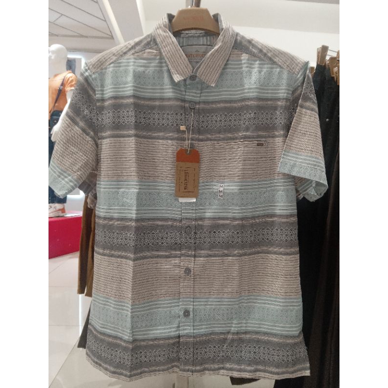 Kemeja lengan pendek Watchout ori