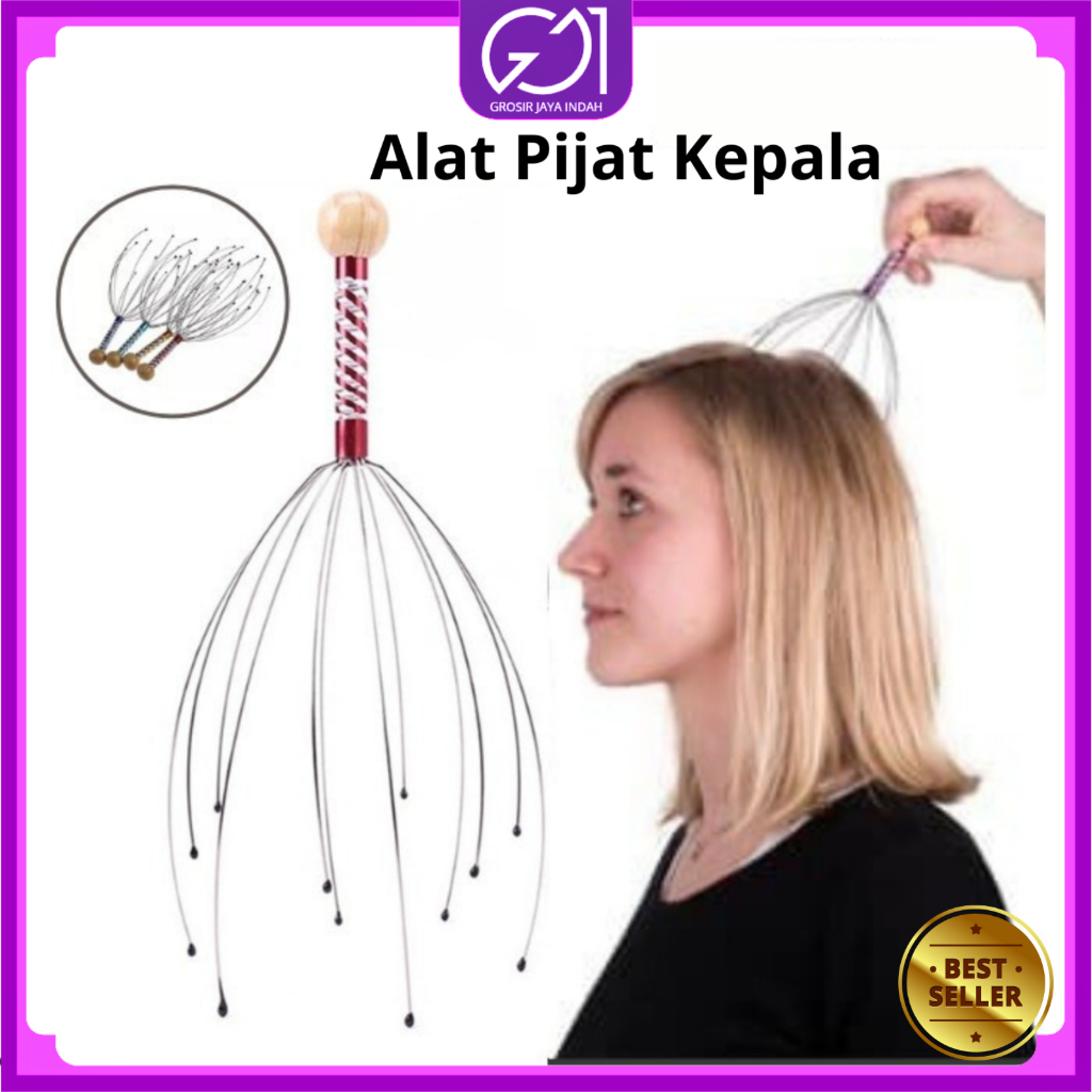 Alat Pijat Kepala / Alat Pijat Relaksasi Kepala Bokoma / Alat Terapi Penghilang Sakit Kepala dan Stress / Head Spa Massager Scalp Refleksi / Anti Sakit Kepala Pusing