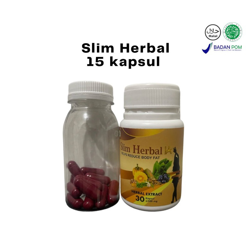 SLIM HERBAL 15 KAPSUL By IA Pelangsing Herbal Alami AMPUH
