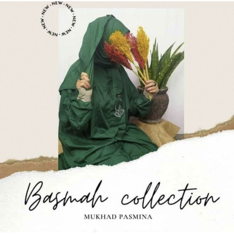 Mukena Basmah pasmina/ mukena/ mukena Hadramaut/ mukena Tarim/ mukena manset/ mukena yabasmah