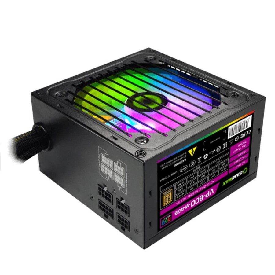 PSU Gamemax VP-800 RGB Modular Performance Gaming 80+ Bronze VP800