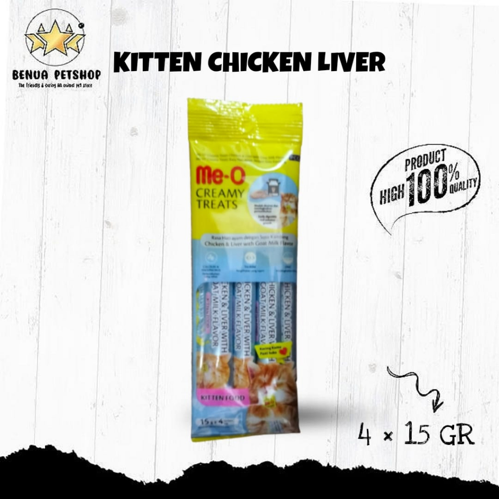 Makanan Snack Kucing MEO Creamy 60gr ALL VARIAN