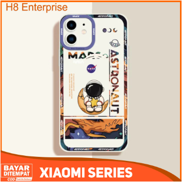 Case Samsung A23 A04S A13 5G A13 4G Casing Pro Camera Space Mars New Silicon Matte Premium