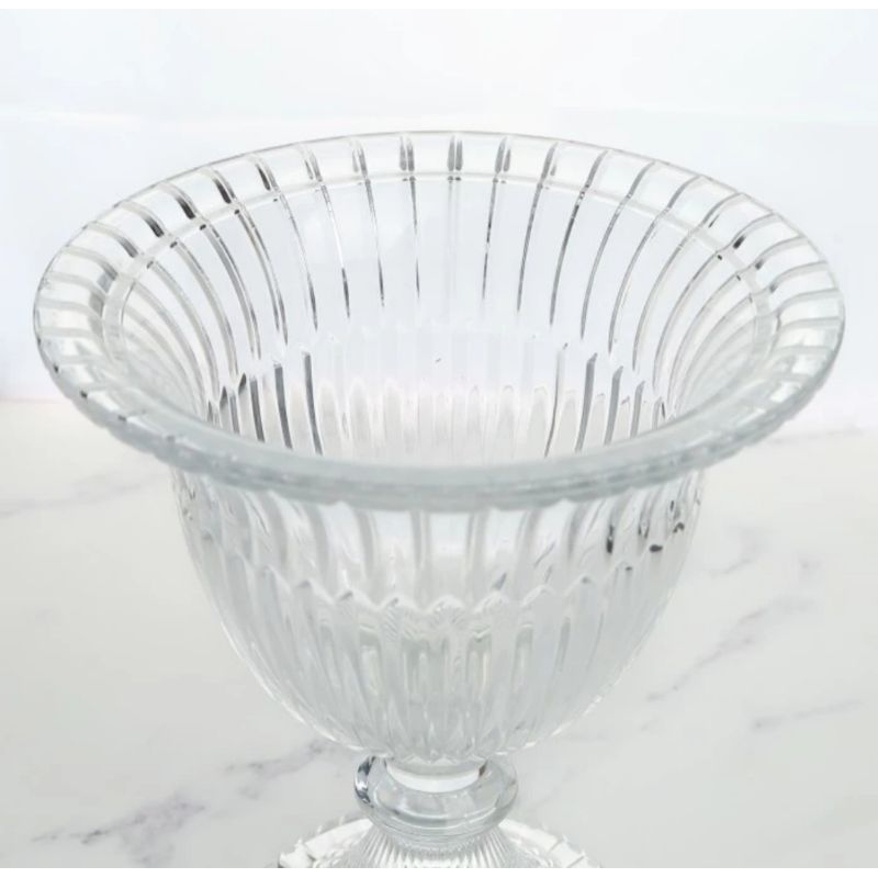 Toples kaca Besar Tempat Permen kue kering Capodimonte