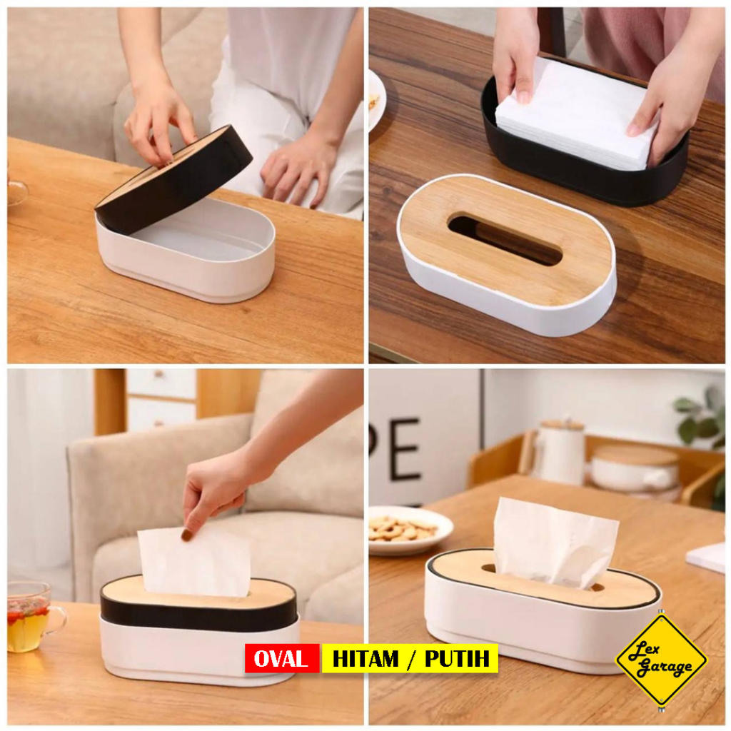 Kotak Tempat Tissue Kotak Tempat Tisu Kayu Tissue Box Dispenser