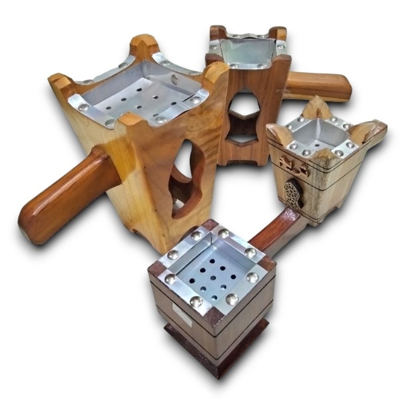 Tempat Bakar Dupa Mabkhara Kayu Jati