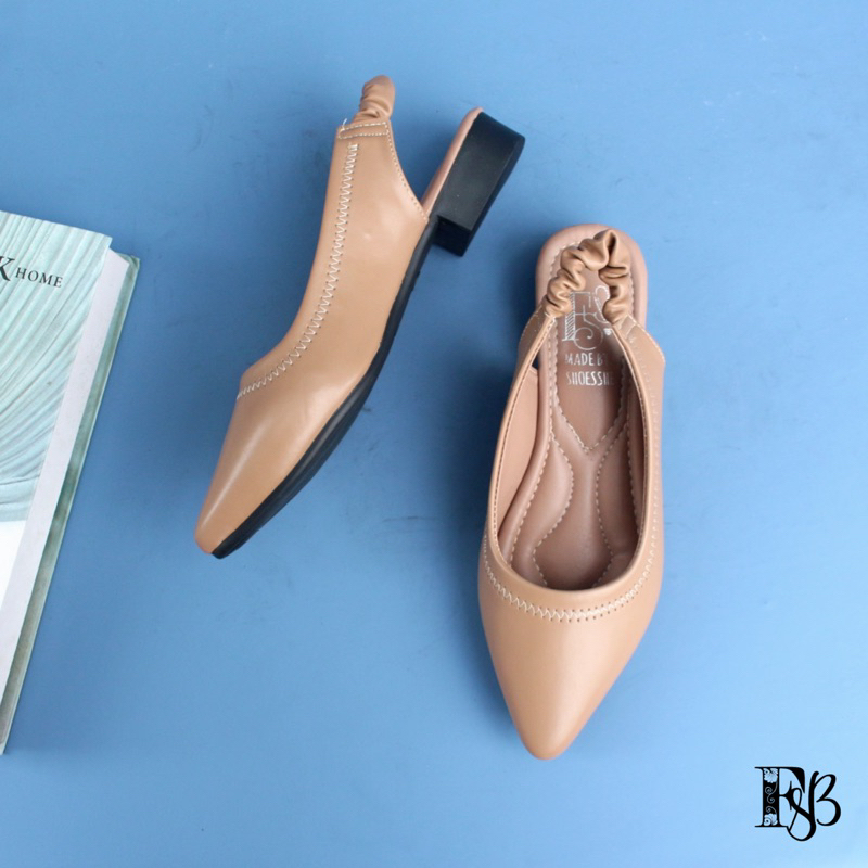 Fsb - SUMIYATI Sepatu Pantofel Wanita Hak 3cm