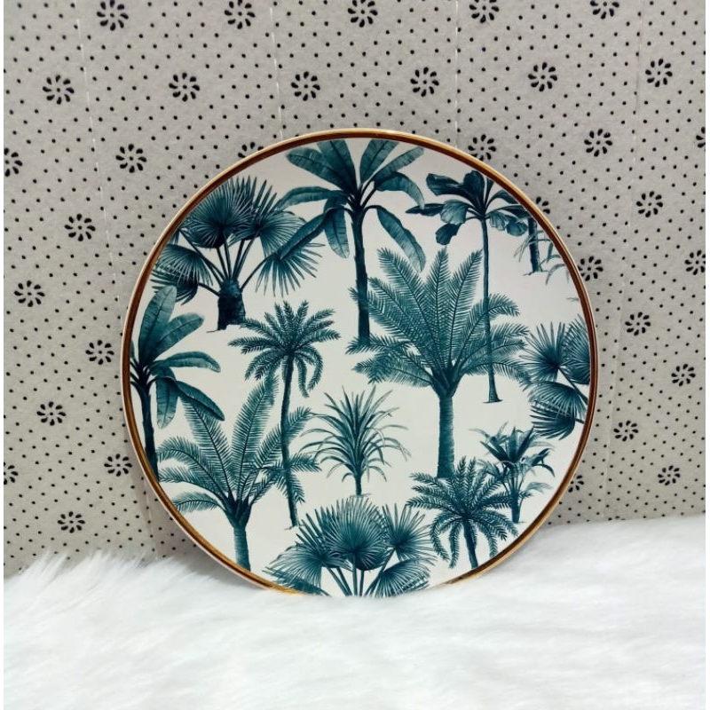 Piring Keramik - Salad Plate Piring Salad Keramik - Salad plate dengan 4 Motif pilihan.