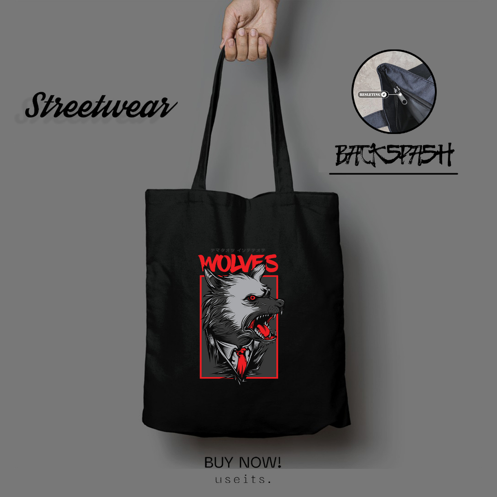 Tas Totebag Streetwear Custom Pria Wanita - STREETWEAR (08)