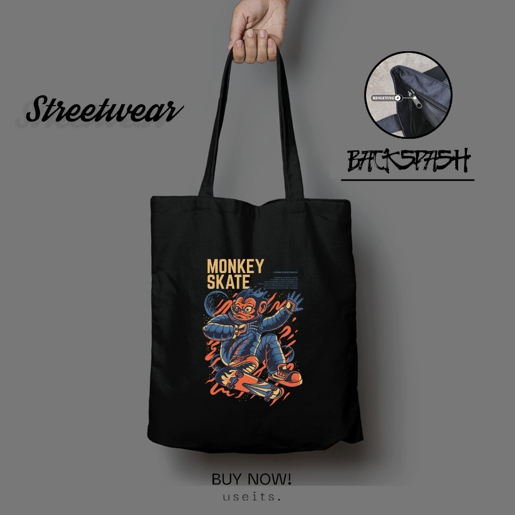 Tas Totebag Streetwear Custom Pria Wanita - STREETWEAR (12)