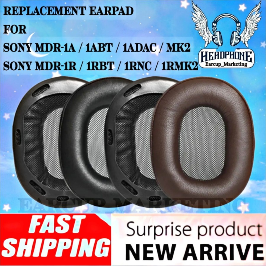Earcup Ear Pads Foam SONY MDR 1A 1ADAC 1RBT MK2 1RNC 1RMK 1ABT 1R Bantalan Earpad Cushion