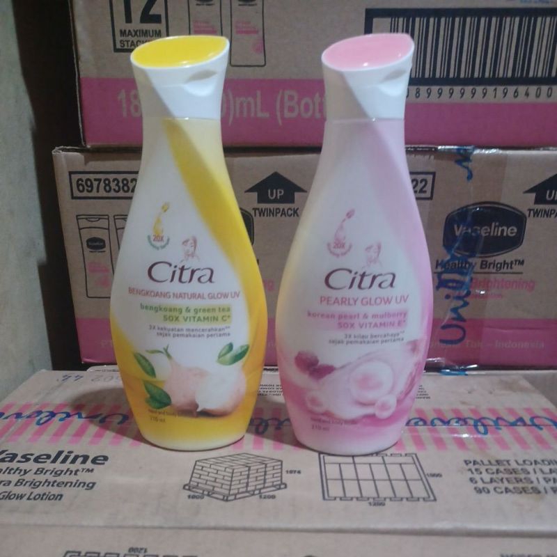 Citra Hand &amp; Body Lotion Pearly White UV 210ml