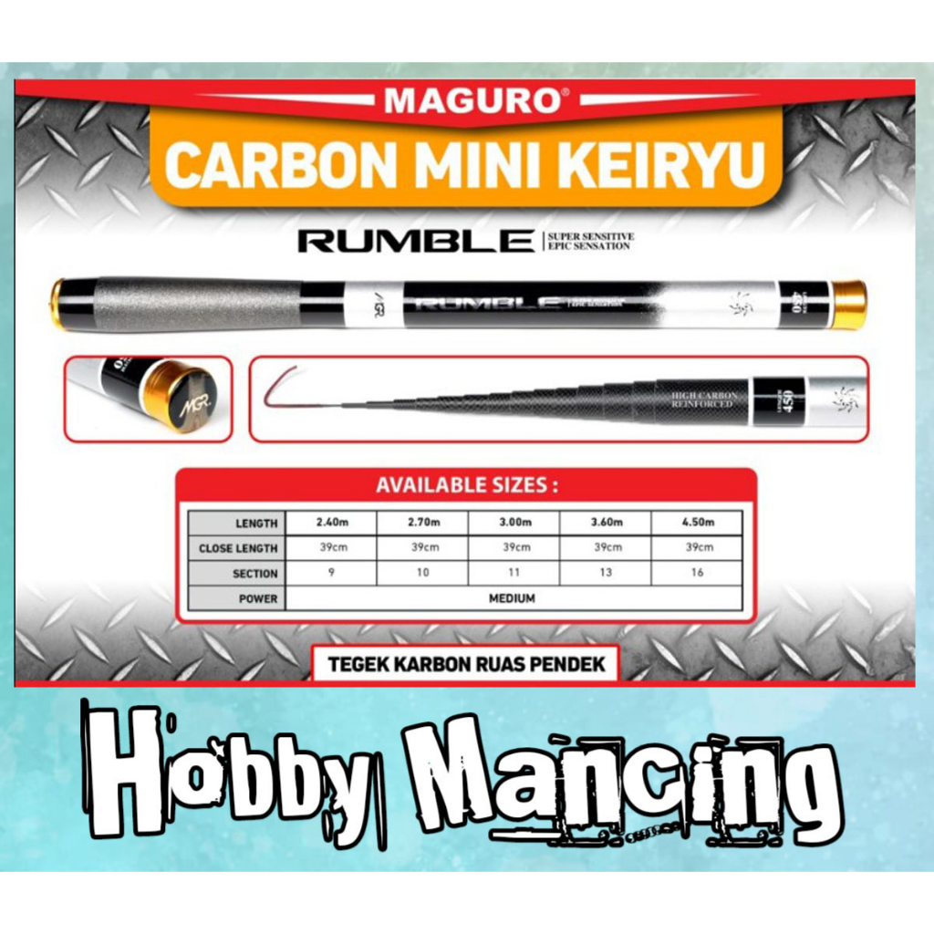 Joran Tegek Maguro RUMBLE | Ruas Pendek