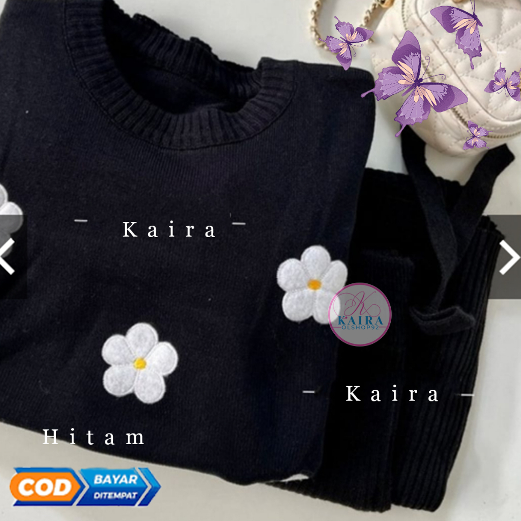 Setelan Rajut Wanita Dewasa Sweater Remaja Terbaru kekninian Stelan Rajut Premium