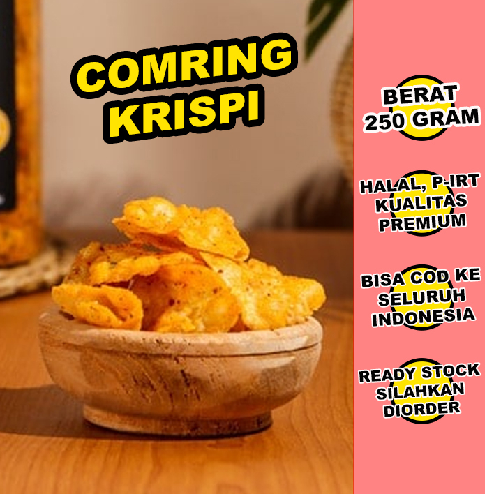 

Comring Krispi 250 Gram - Cemilan Gurih