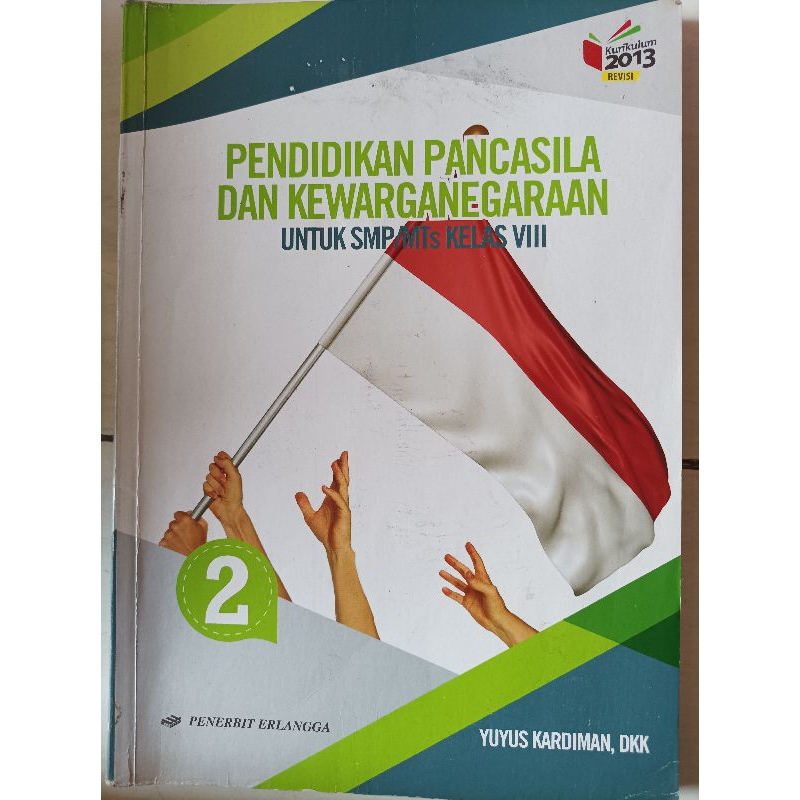 Preloved Pendidikan Pancasila dan Kewarganegaraan SMP VIII (Erlangga)