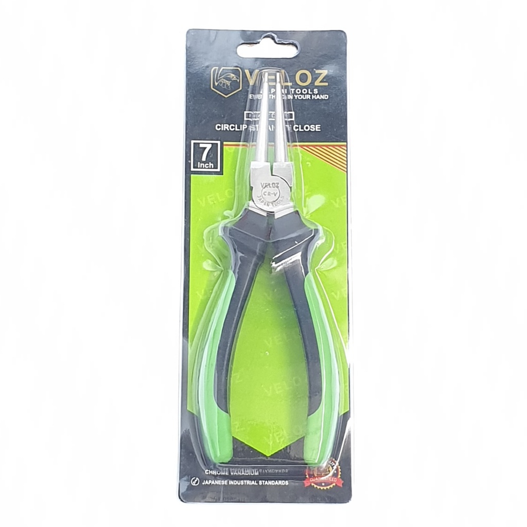 Veloz 7&quot; Inch Tang Snap Ring LURUS TUTUP Tang Circlip STRAIGHT CLOSE