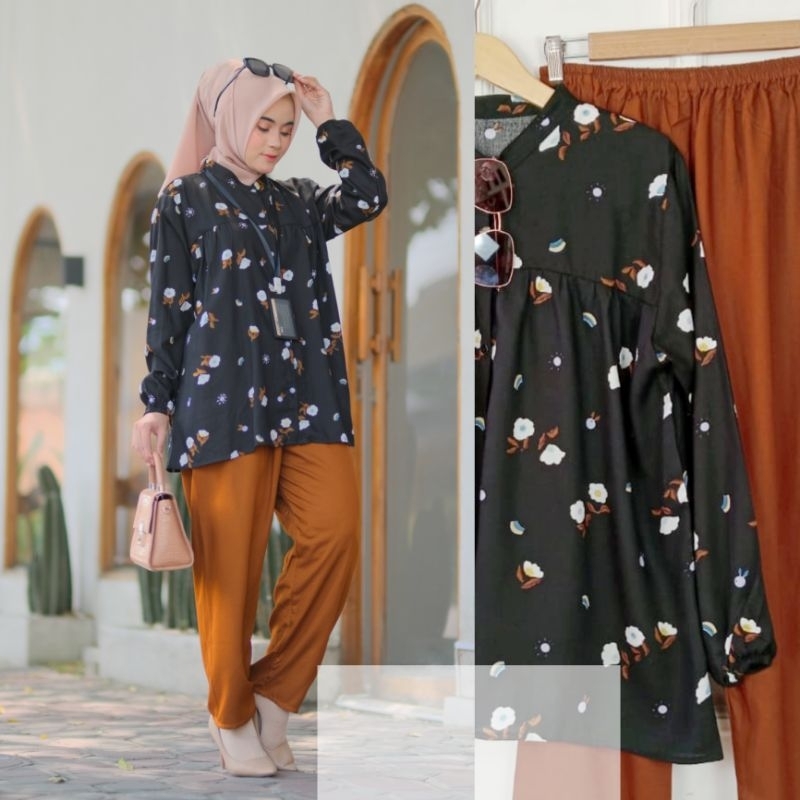 Setelan Celana Jumbo Sonya Set Rayon Viscose