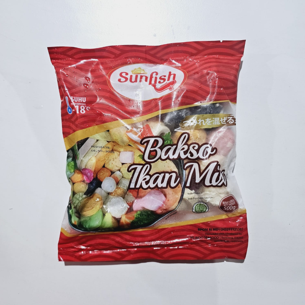 

SUNFISH baso ikan mix 500gr