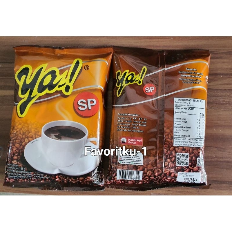 

Kopi Bubuk Murni YA SP 158 gr by Kapal Api