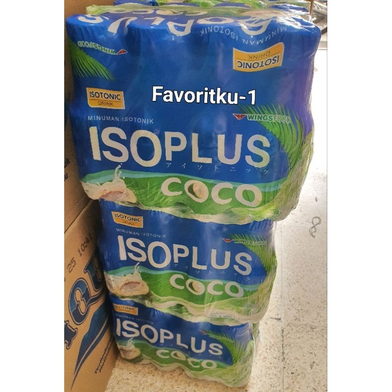 

ISOPLUS Minuman Isotonik Rasa Original atau Coco Kelapa 350 ml. Memiliki Kandungan 7 Ion Lengkap+Vit C. 1Bal Isi 12 Botol.OJOL Only,