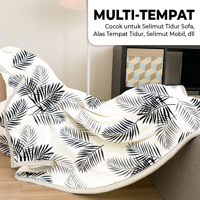 Selimut Dewasa Bulu Halus Premium Size 150x200cm Super Tebal High Quality Polyester Perlengkapan Tidur Rumah Tangga Import - HK610 - ComfortHomes