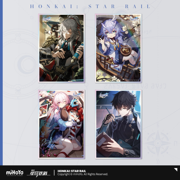 [Ready Stock] - Honkai Star Rail Acrylic Shikishi