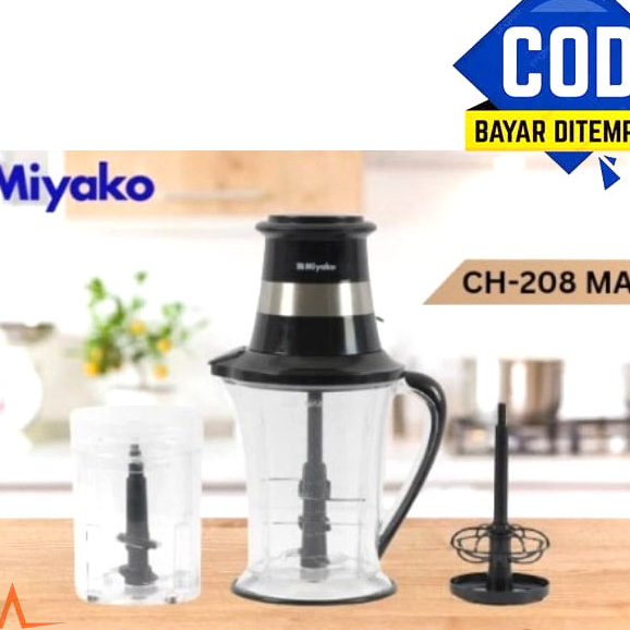 MIYAKO CHOPER CH 208 MA CH208MA CHOPER BLENDER MIYAKO 2in1 GARANSI RESMI