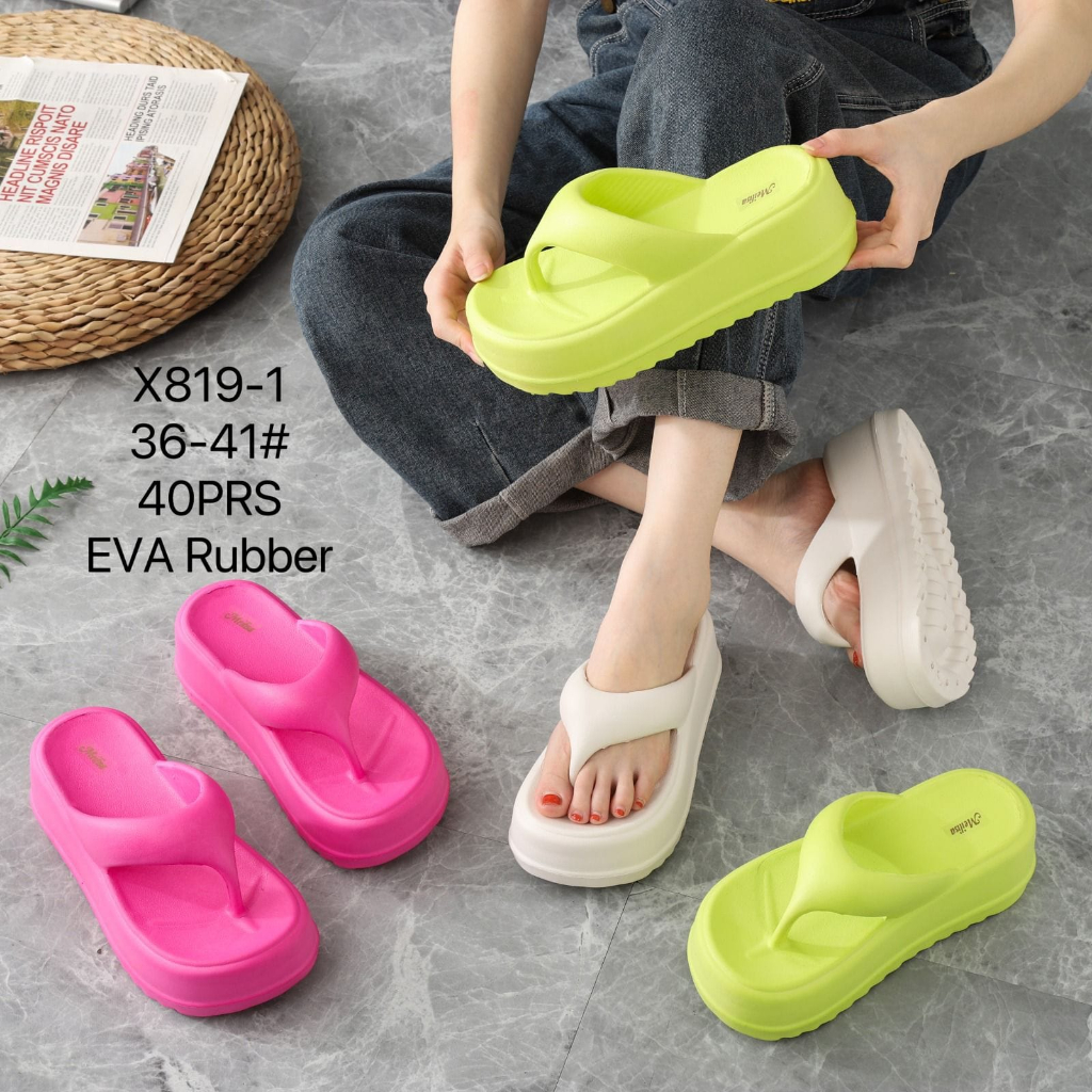 Sandal Jepit Wedges Korean Style Eva Agatha  Winola Collection WNL 819-1