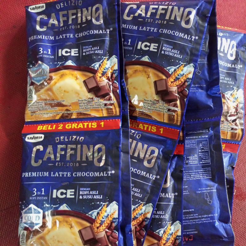 

cafino chocomalt 1 renceng isi 15 sashet 27 g
