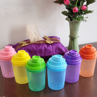 Sgmshop Botol Shaker Neon Gym Bottle Tumbler Fitnes Susu Bubuk BPA Free ABS Shaker