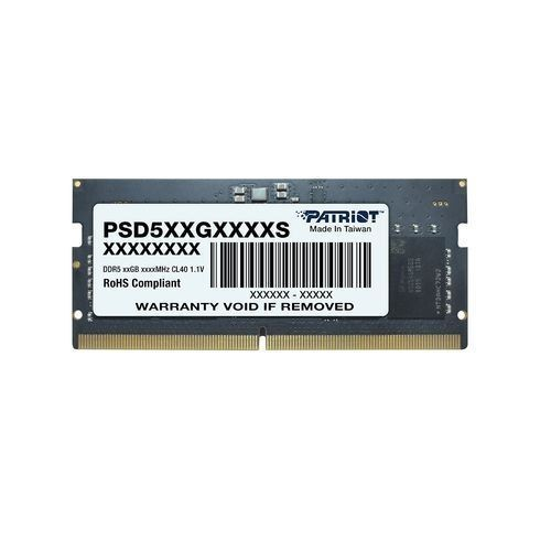 PATRIOT SODIMM DDR5 8GB 5600MHZ Signature PSD58G560041S RAM Laptop