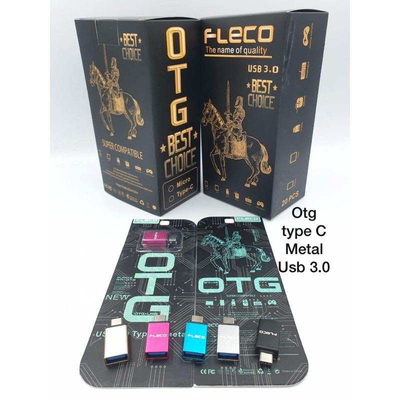 NEW~FLECO OTG-02 Metal Type-C High Speed USB TypeC to USB 3.0 Flash Driver BY SMOLL