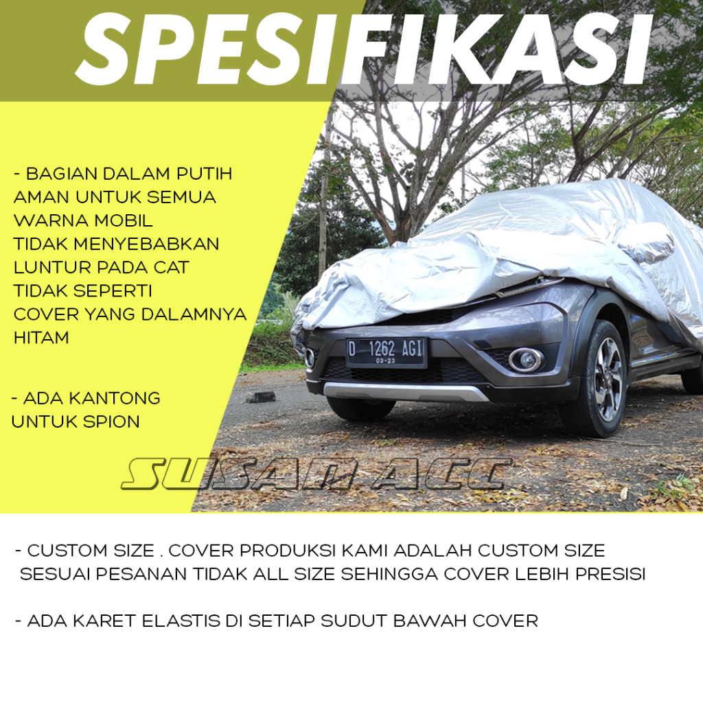 WULING ALVEZ Body Cover Mobil alvez Sarung Mobil wuling alvez wuling alves wuling air ev wuling airev yaris lama yaris lele yaris cross avanza xenia calya sigra mobilio brio agya ayla