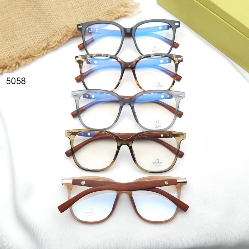 Nnkacamata frame oval pria wanita 5058