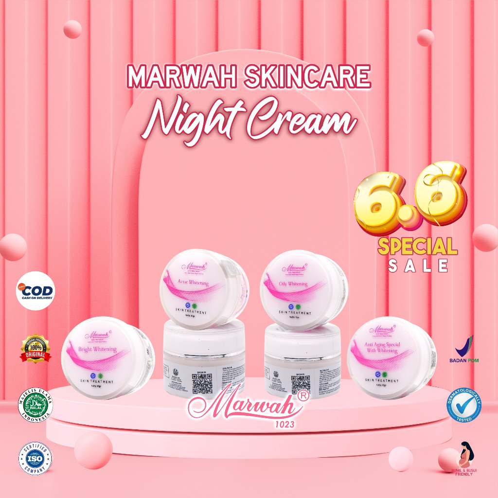 Marwah Night Cream | Krim Malam Marwah